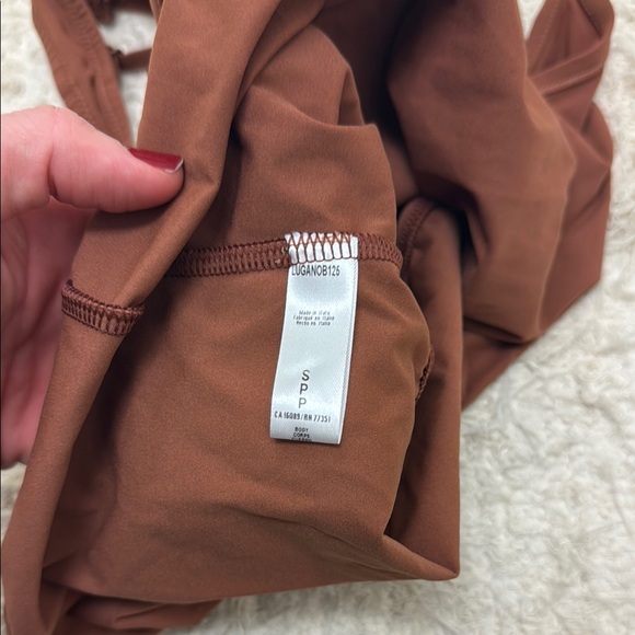 The Great Eros Brown Thong Bodysuit - Picture 3 of 4